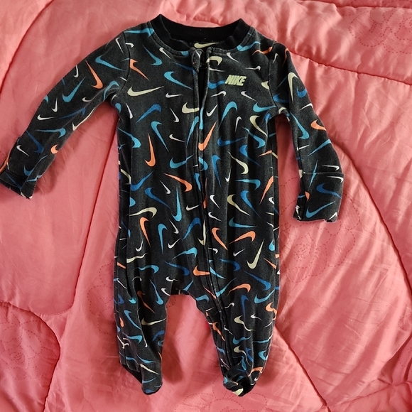 Nike Other - Nike Kids One Piece - Black with Multicolor Swoosh